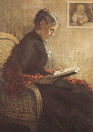 Franz Marc Portrait of the Artist's Mother (mk34) Spain oil painting art
